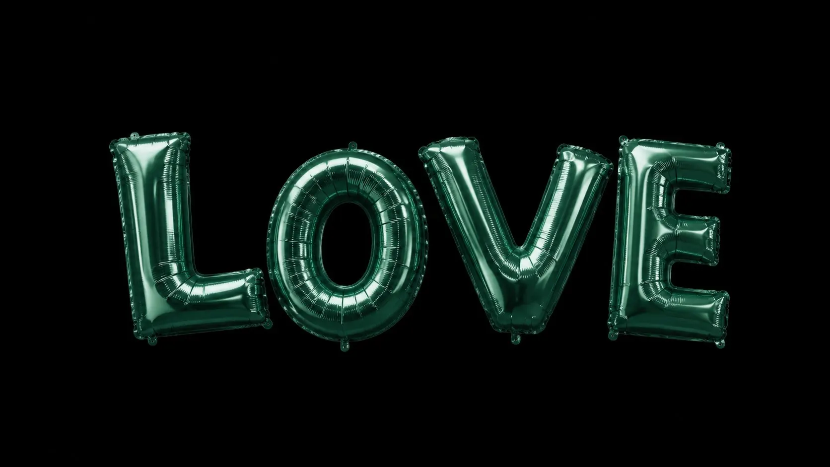 Green Balloon Love