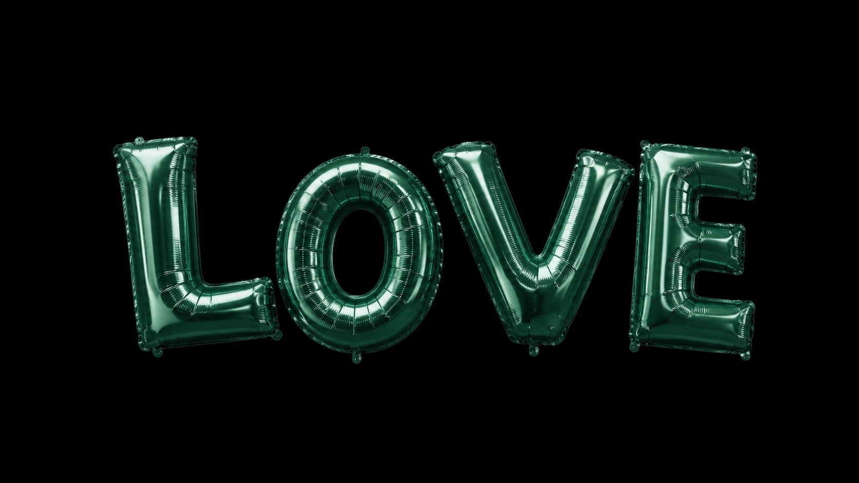 Green Balloon Love